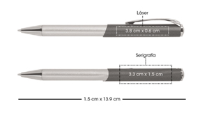 Bolígrafo slim metal